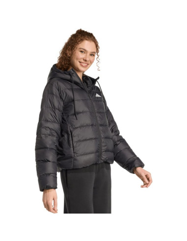 Kurtka damska adidas essentials climawarm light down hoodie czarna kc1580