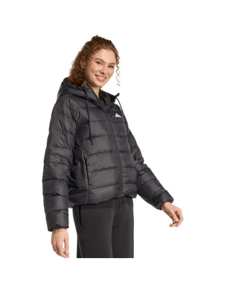 Kurtka damska adidas essentials climawarm light down hoodie czarna kc1580