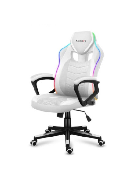 Fotel gamingowy huzaro force 2.5 rgb white mesh