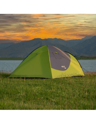 Nc6006 zielono-szary namiot kempingowy discovery nils camp
