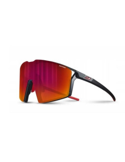 Okulary julbo edge - czarny/czerwony