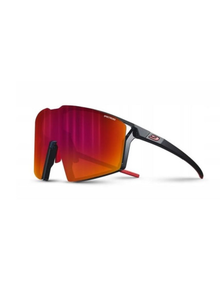 Okulary julbo edge - czarny/czerwony