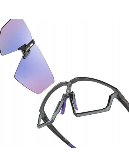 Okulary julbo edge - czarny/czerwony