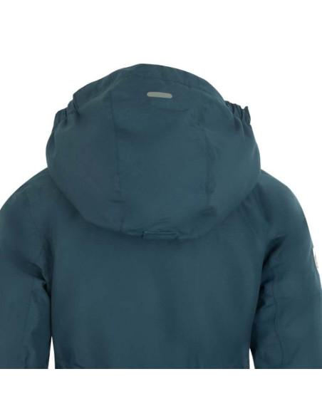 Kurtka z kapturem wodoodporna dziecięca trollkids girls alesund coat puchowa zimowa granatowa (301-142)