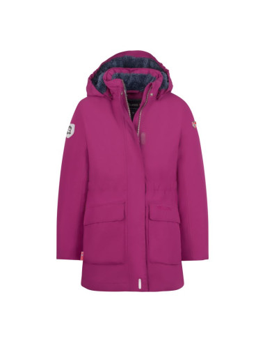 Kurtka puchowa dla dziewczynki trollkids girls alesund coat wodoodporna różowa (301-235)