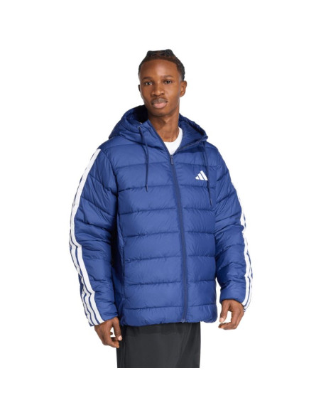 Kurtka męska adidas essentials climawarm 3-stripes niebieska jx7771