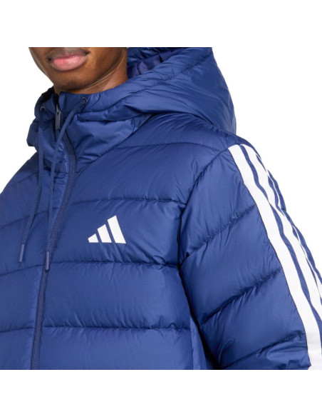 Kurtka męska adidas essentials climawarm 3-stripes niebieska jx7771