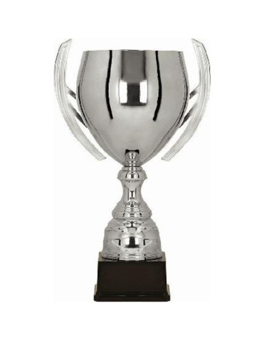 Puchar metalowy srebrny batikas