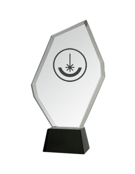 Trofeum szklane grawerowane z etui