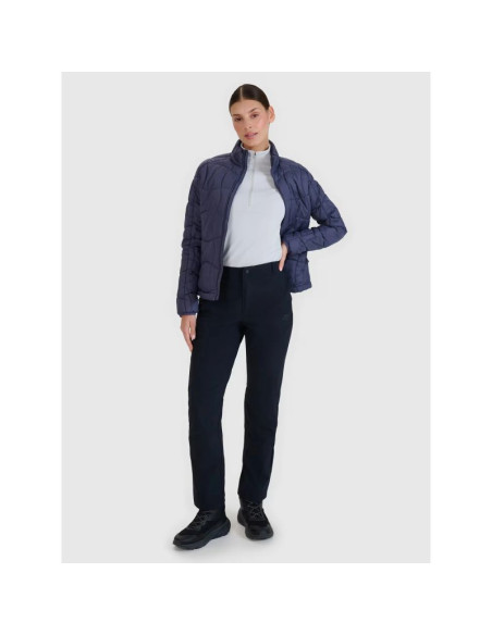 Kurtka puchowa trekkingowa z wypełnieniem primaloft silver damska 4f 4fwss25tdjaf531-22s