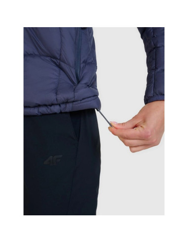 Kurtka puchowa trekkingowa z wypełnieniem primaloft silver damska 4f 4fwss25tdjaf531-22s