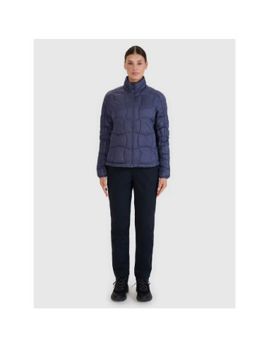 Kurtka puchowa trekkingowa z wypełnieniem primaloft silver damska 4f 4fwss25tdjaf531-22s