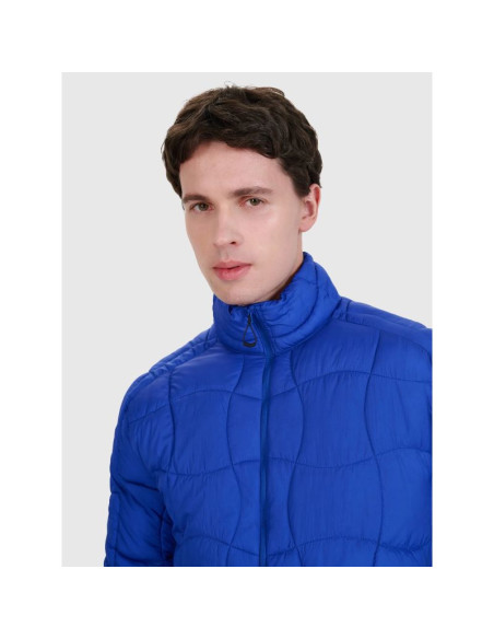 Kurtka puchowa trekkingowa z wypełnieniem primaloft silver męska 4f 4fwss25tdjam527-36s