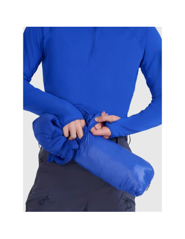 Kurtka puchowa trekkingowa z wypełnieniem primaloft silver męska 4f 4fwss25tdjam527-36s