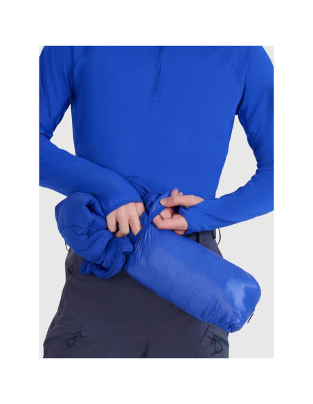 Kurtka puchowa trekkingowa z wypełnieniem primaloft silver męska 4f 4fwss25tdjam527-36s