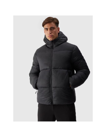 Kurtka zimowa puchowa z syntetycznym wypełnieniem męska 4f 4fwaw24tdjam480-20s