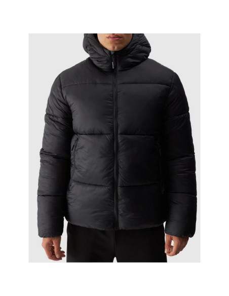 Kurtka zimowa puchowa z syntetycznym wypełnieniem męska 4f 4fwaw24tdjam480-20s