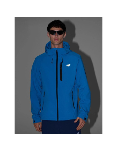 Kurtka softshell wiatroodporna membrana 8000 męska 4fraw25tsofm506-33s
