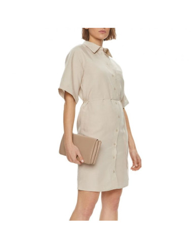 Calvin klein sukienka koszulowa linen blend
