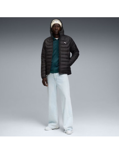 Kurtka męska puma packlite hooded down czarna 685221 01