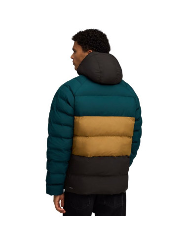 Kurtka męska puma mono hooded zielono-brązowo-czarna 688367 75