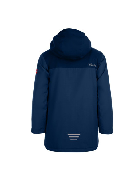 Kurtka ocieplana dziecięca trollkids kids gudvangen jacket wodoodporna dla dzieci granatowa (354-142)