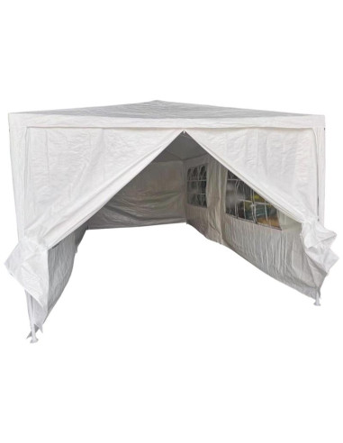 Pawilon namiot ogrodowy cateringowy pe 6x3m + 6 ścianek biały