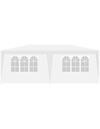 Pawilon namiot ogrodowy cateringowy pe 6x3m + 6 ścianek biały