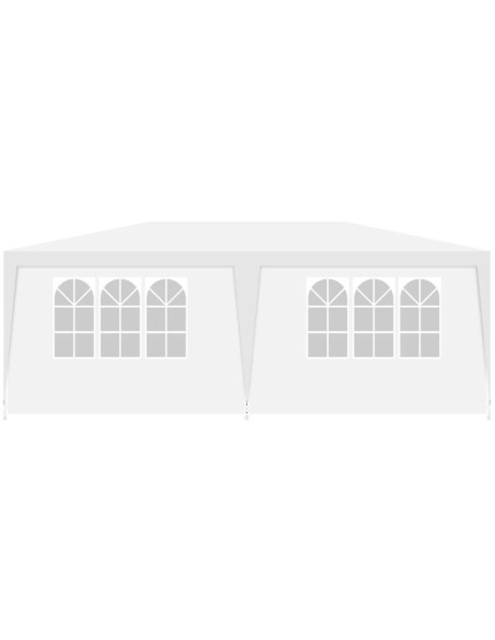 Pawilon namiot ogrodowy cateringowy pe 6x3m + 6 ścianek biały