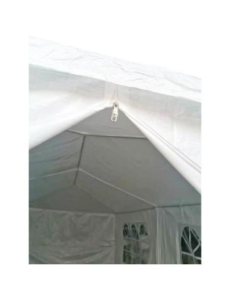 Pawilon namiot ogrodowy cateringowy pe 6x3m + 6 ścianek biały