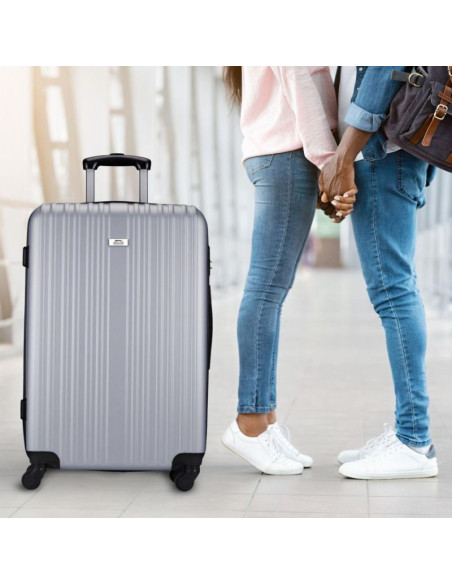 Zestaw 2 walizek 18 i 26 cale slazenger silver