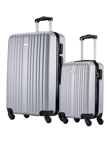 Zestaw 2 walizek 18 i 26 cale slazenger silver