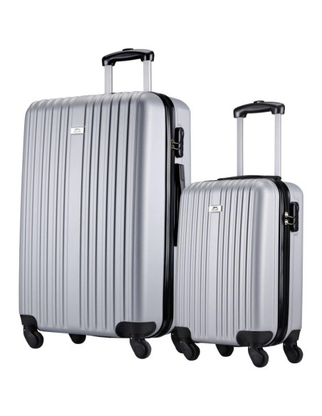 Zestaw 2 walizek 18 i 26 cale slazenger silver
