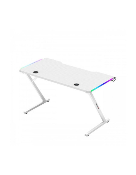 Biurko gamingowe huzaro hero 2.5 white rgb