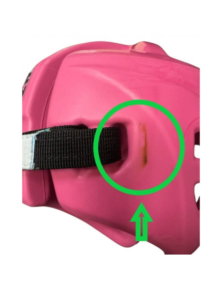 Kask bokserski skórzany sparingowy kss-power tech