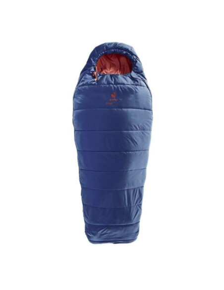 Śpiwór dziecięcy deuter starlight sq (130-170 cm) - nightblue/redwood