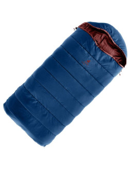 Śpiwór dziecięcy deuter starlight sq (130-170 cm) - nightblue/redwood 2