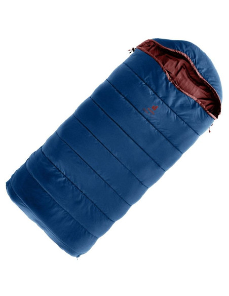 Śpiwór dziecięcy deuter starlight sq (130-170 cm) - nightblue/redwood