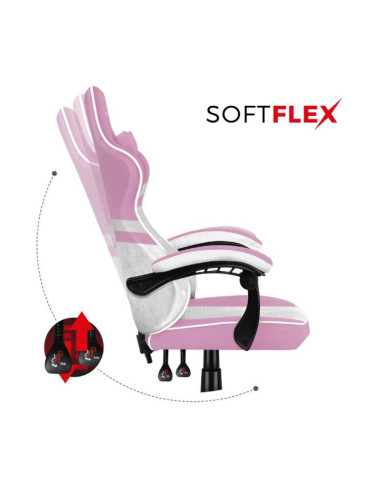 Fotel gamingowy huzaro force 4.4 pink mesh