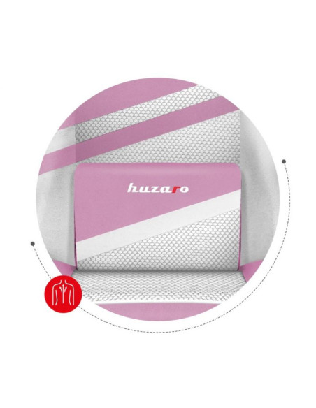 Fotel gamingowy huzaro force 4.4 pink mesh