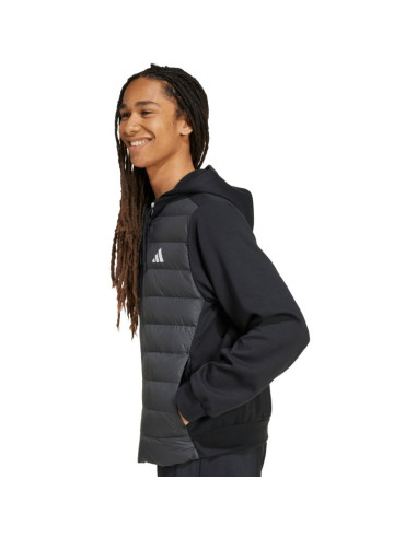 Kurtka męska adidas essentials climawarm hybrid down hooded czarna ka5251