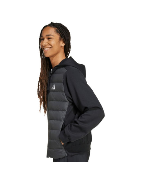 Kurtka męska adidas essentials climawarm hybrid down hooded czarna ka5251