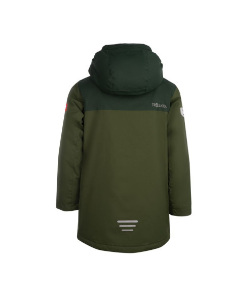 Kurtka zimowa dla dzieci trollkids kids gudvangen jacket wodoodporna dziecięca zielona (354-322)