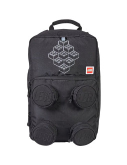 Lego bricks petersen school backpack 20209-2511 czarne one size