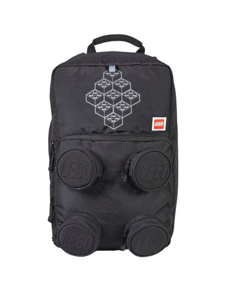 Lego bricks petersen school backpack 20209-2511 czarne one size