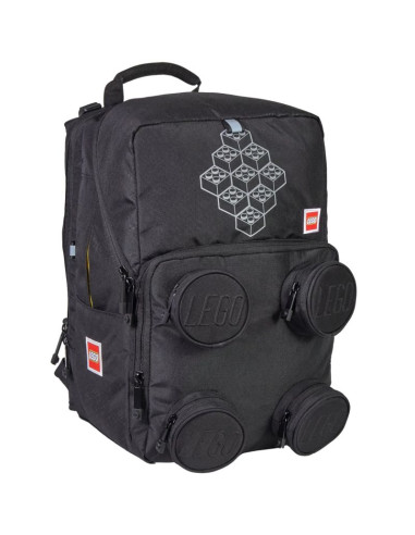 Lego bricks petersen school backpack 20209-2511 czarne one size