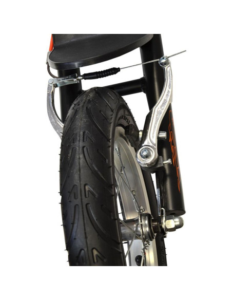 Hulajnoga enero 16 ghost raider czarno-pomarańczowa