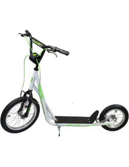 Hulajnoga enero 16 ghost raider biało-zielona