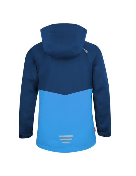 Kurtka zimowa dziecięca trollkids kids bryggen 3in1 jacket przeciwdeszczowa z kapturem niebieska (418-110)