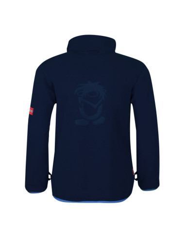 Kurtka zimowa dziecięca trollkids kids bryggen 3in1 jacket przeciwdeszczowa z kapturem niebieska (418-110)